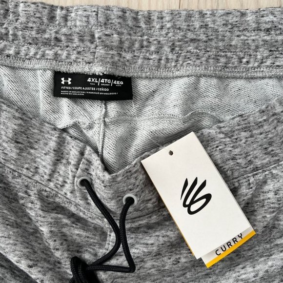 Under Armour 137025 Curry Joggers Mod Gray Medium Heather  ( 4XLT ) - Picture 4 of 5
